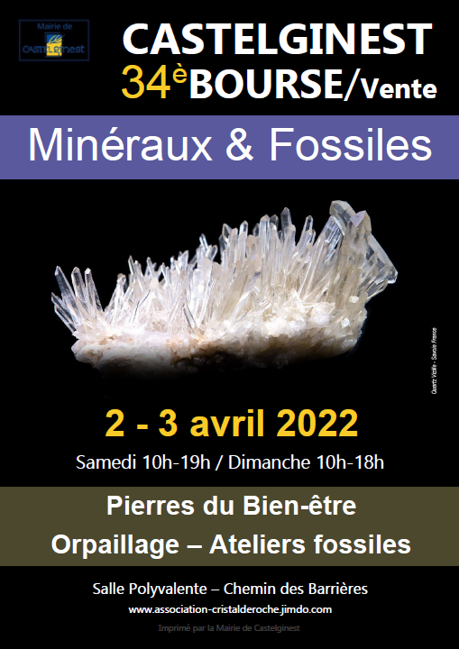 34ème Bourse vente Minéraux et Fossiles