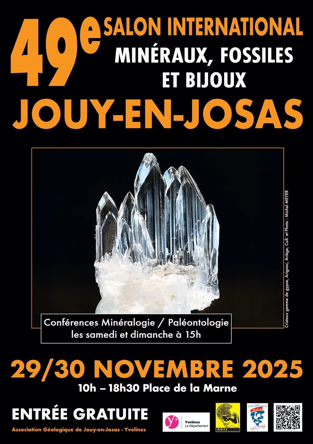 49e salon international des Minéraux & Fossiles de Jouy-en-Josas