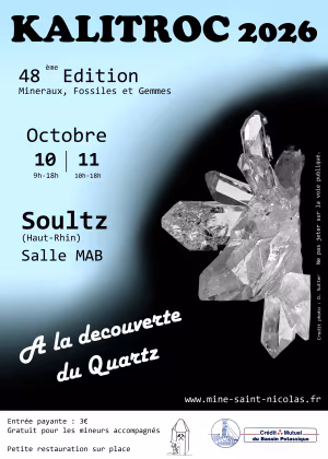 KALITROC 48th edition, minerals, fossils and gems