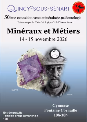 Mineral and Fossil Fair of QUINCY-SOUS-SENART