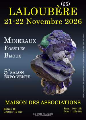 5th LALOUBERE MINERAL, FOSSIL AND JEWELRY SHOW