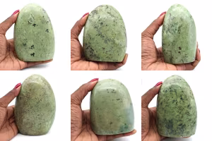 Green feldspars