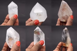 Quartz with inclusion