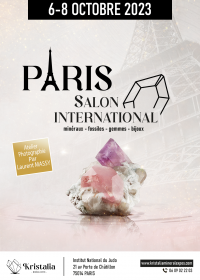 45th Paris Minerals Fair (75) Crystals, Fossils, Gems and Jewelry - Autumn Edition