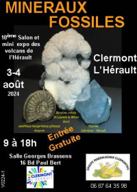10th Clermont l’Hérault Mineralogy and Paleontology Exhibition