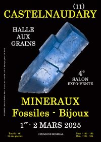 4th Castelnaudary mineral fossil jewelry exhibition