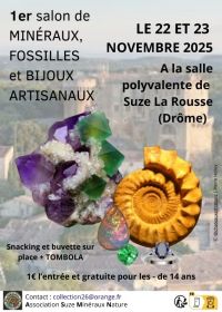 Mineral, fossil and handcrafted jewelry exchange