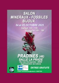 Mineral, fossil and designer jewelry exhibition.