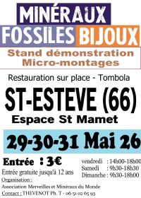 St Estève Mineral, Fossil and Jewelry Show