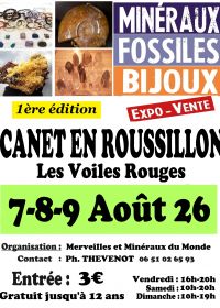 Canet en Roussillon Mineral, Fossil and Jewelry Show