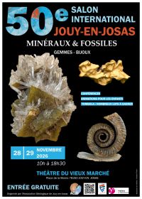 50th International Mineral, Fossil, Gem and Jewelry Show in Jouy-en-Josas