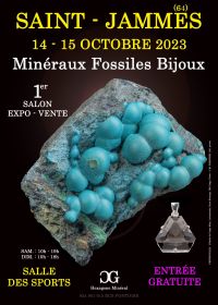 1st FOSSIL MINERALS JEWELRY EXHIBITION in SAINT-JAMMES