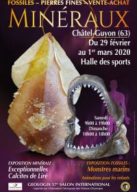57th Géologic fair for minerals, fossils and precious stones