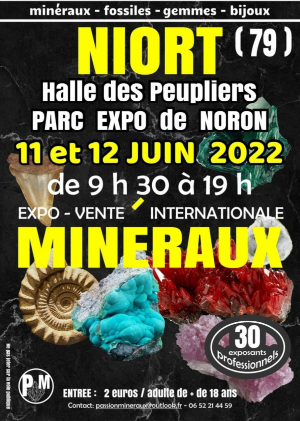 Expo-sale of minerals, fossils, gems, jewelry