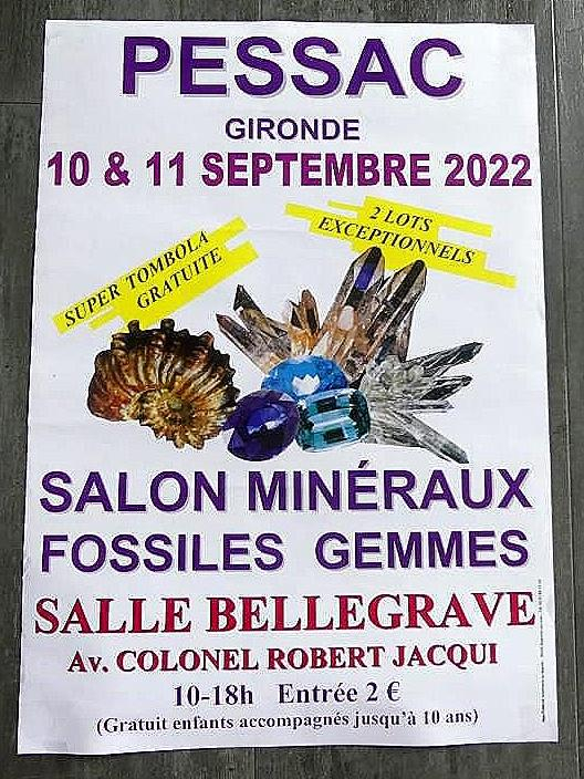 26th Minerals, Fossils and Gems Fair of Pessac