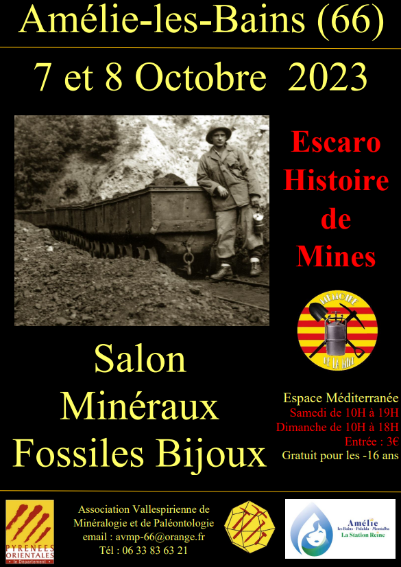 13th Amélie-les-Bains Mineralogy and Paleontology Show