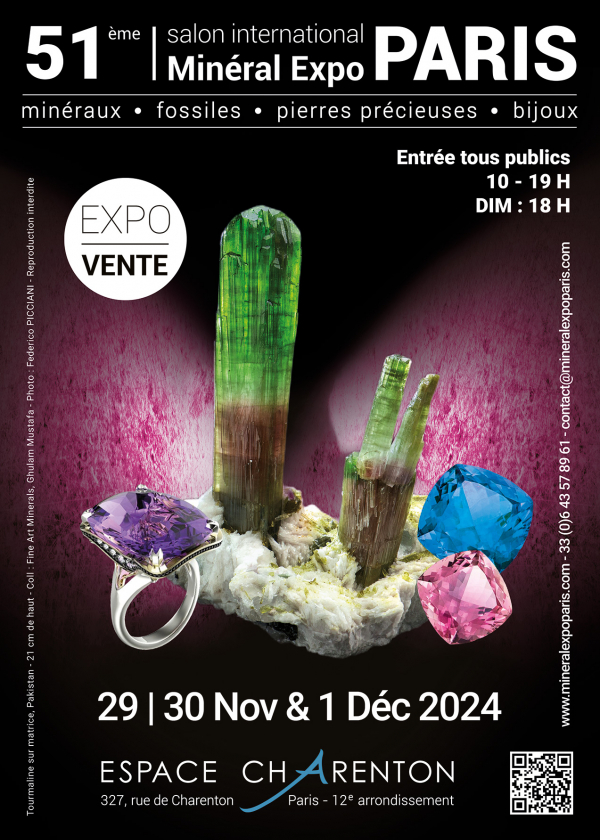 51st edition Salon Minéral Expo Paris 2024 - 75012 Paris