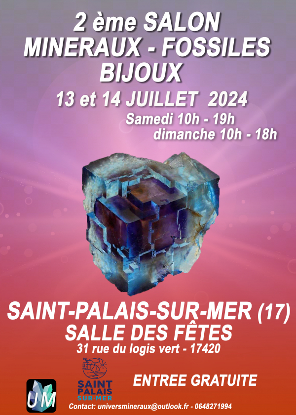 Minerals, fossils, designer jewelry show.