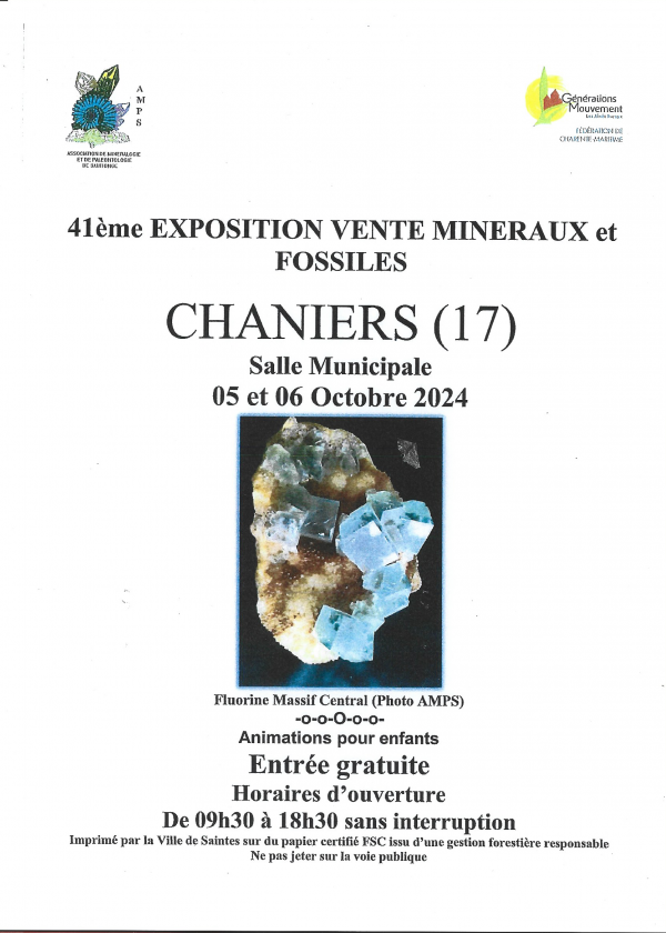 Exchange exhibition-sale of minerals and fossils