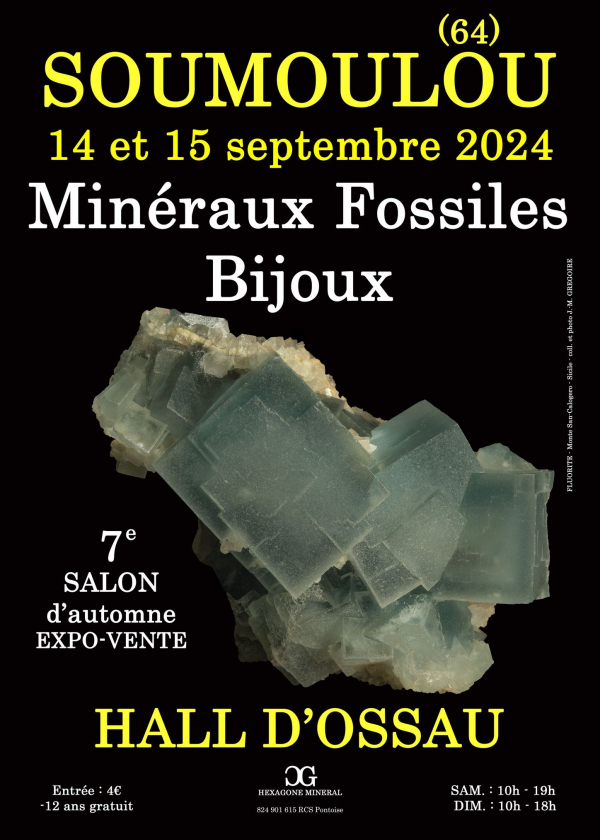 7th SOUMOULOU MINERALS FOSSILS JEWELRY SHOW