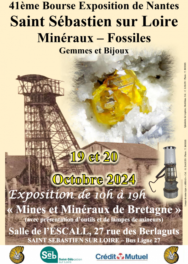 41st mineral, fossil and cut stone exhibition and sale fair