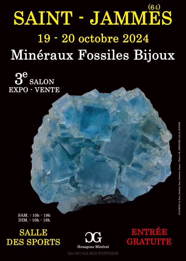 3rd MINERAUYX FOSSILS JEWELRY SHOW in SAINt-JAMMES