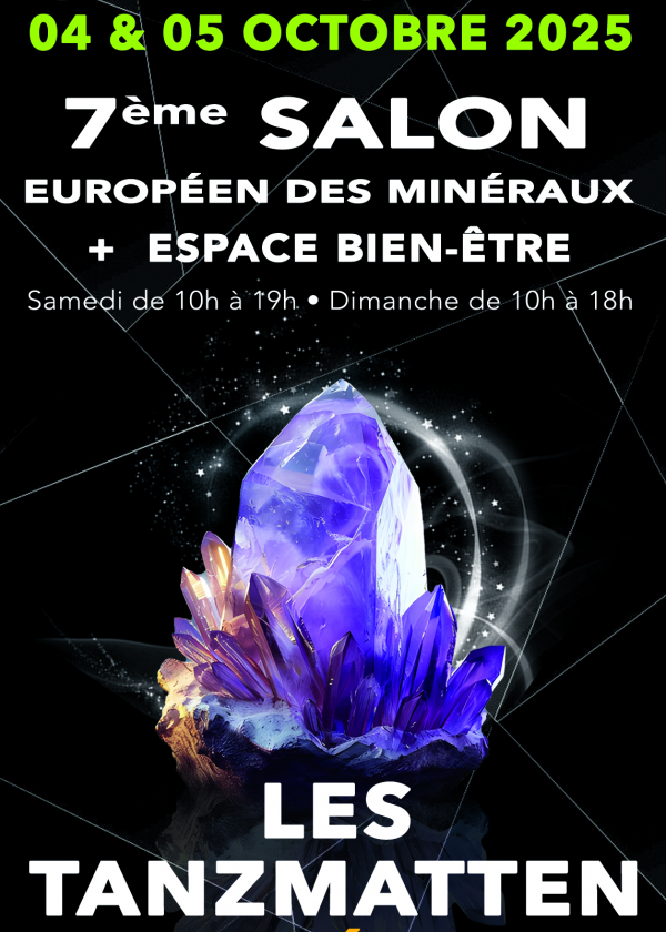 European mineral fair - creations - jewelry - wellness area