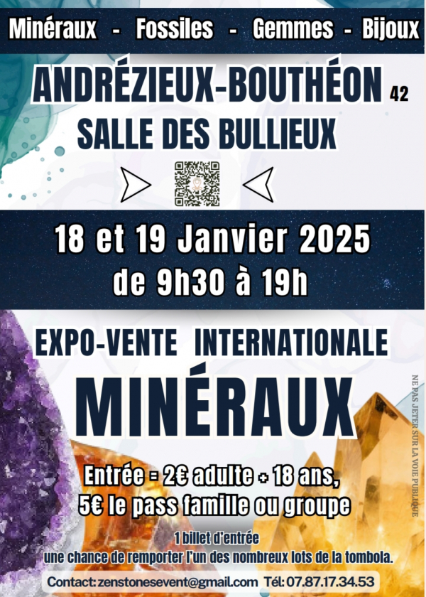 Minerals, fossils, gems, jewelry exhibition