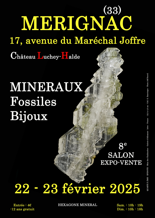 8th Mérignac mineral fossil jewelry exhibition