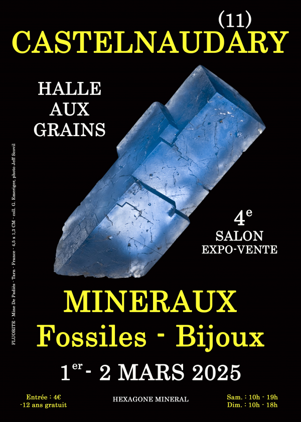 4th Castelnaudary mineral fossil jewelry exhibition