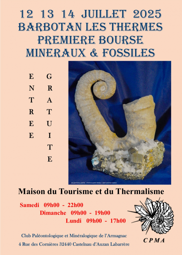 1st MINERALS & FOSSILS EXHIBITION