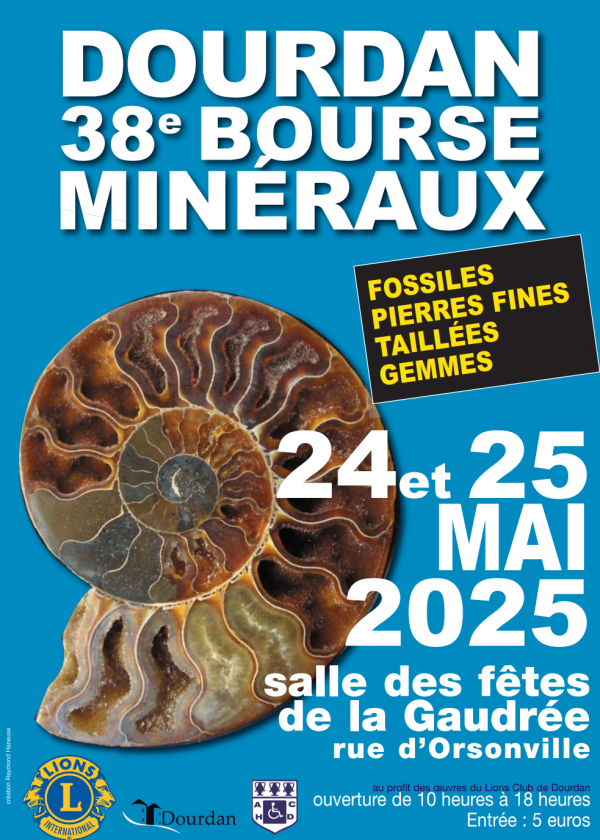 38th Mineral Exchange organized by the Lions Club of Dourdan