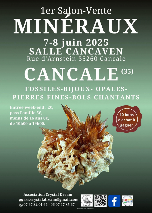 1st edition of the mineral, fossil & jewelry sales fair