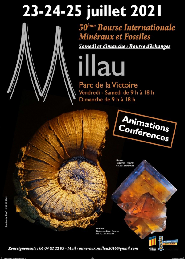 50 th Millau International Fossil Minerals Gemstone Fellowship