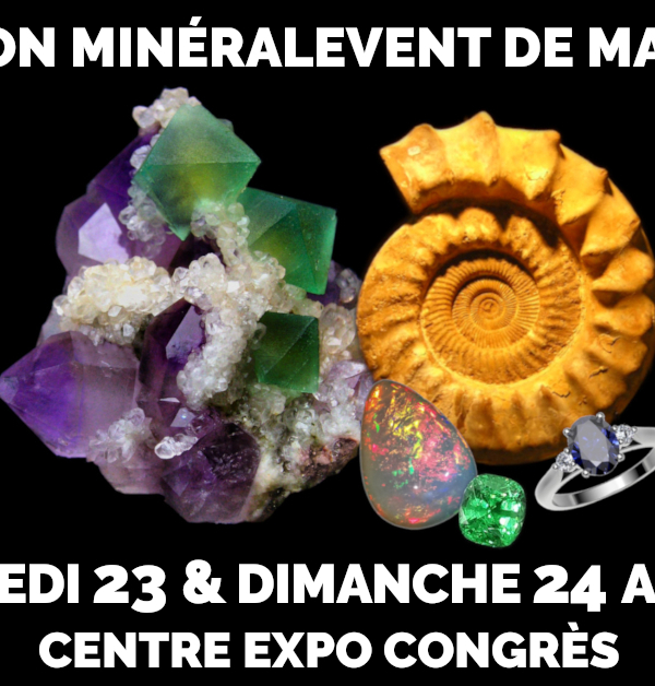 22nd Salon MinéralEvent Mandelieu - Minerals, Fossils, Gems, Jewelry, Crystal & Well-being