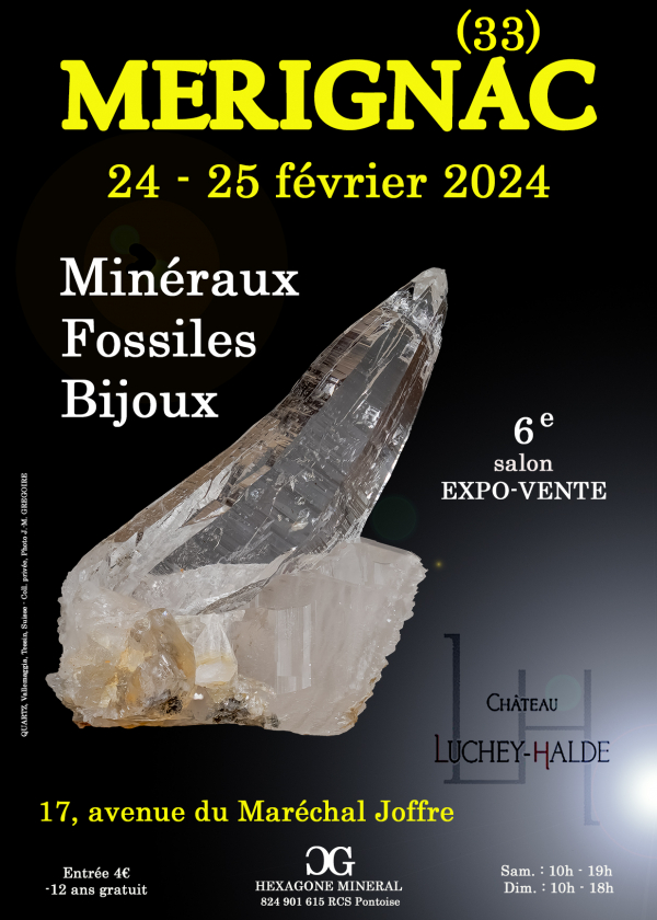 6th Salon minerals fossils jewelry