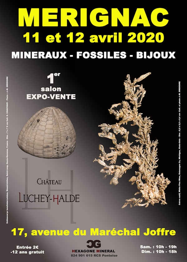 1st edition of the fair for minerals, fossils and jewelry