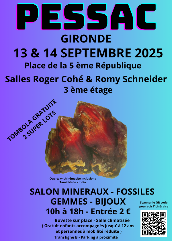 29TH PESSAC MINERALS, FOSSILS AND GEMS EXHIBITION 29TH PESSAC MINERALS, FOSSILS AND GEMS EXHIBITION