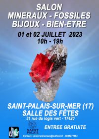 Minerals, fossils, designer jewelry and well-being fair.