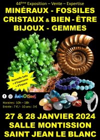 Minerals Fossils Gems Crystals & Well-being Designer Jewelry Show
