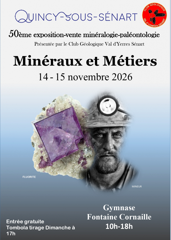 Mineral and Fossil Fair of QUINCY-SOUS-SENART