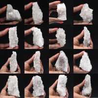 Raw quartz from Morocco, crystals with goethite inclusions Raw quartz from Morocco, crystals with goethite inclusions