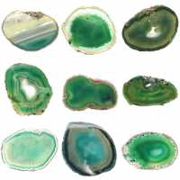 Natural green agate slice – Decorative piece 250 g Natural green agate slice – Decorative piece 250 g