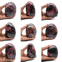 Natural Rhodonite rock