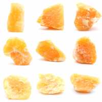 Orange calcite from mexico