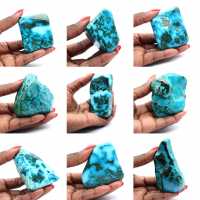 Polished stone in Congo Chrysocolla Polished stone in Congo Chrysocolla