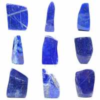 Decorative polished lapis lazuli block Decorative polished lapis lazuli block