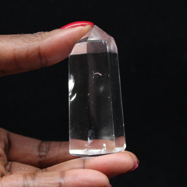 Rock crystal prism