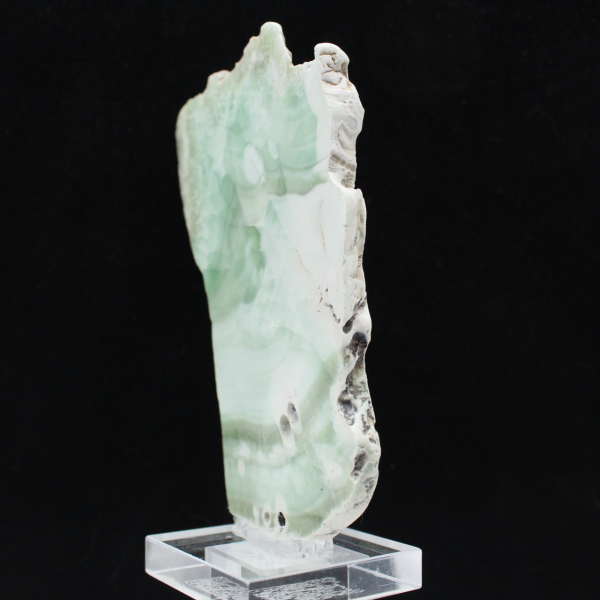 Natural Green Aragonite slice for decoration