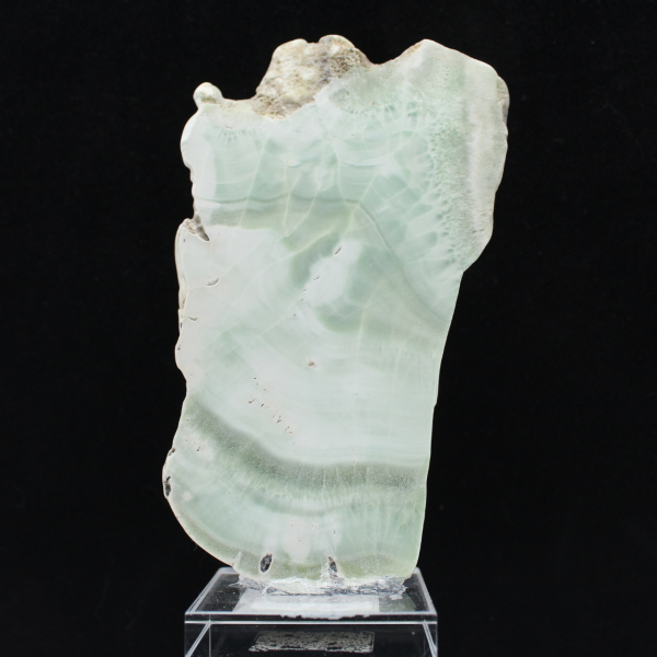 Natural Green Aragonite slice for decoration